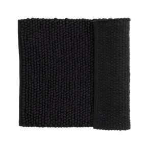 Wilmer – Tapis de bain – Noir – 80 x 50 cm