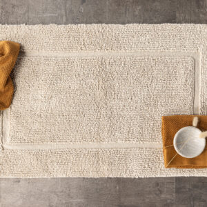 William – Tapis de bain – Beige – 80 x 50 cm