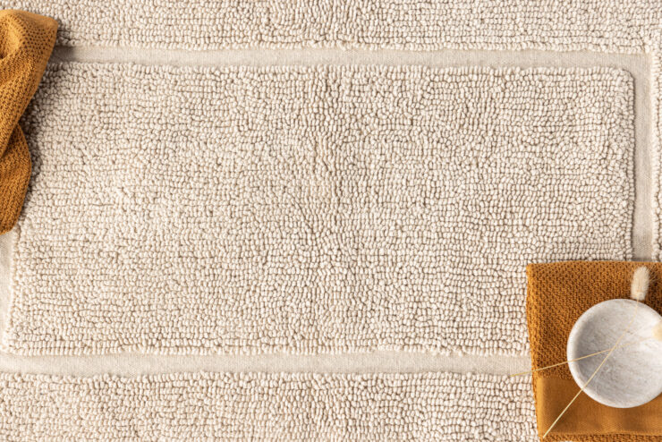 William – Tapis de bain – Beige – 80 x 50 cm