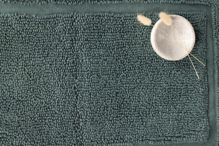 William – Tapis de bain – Vert – 90 x 60 cm