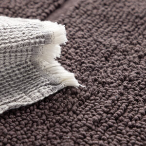 William – Tapis de bain – Gris – 90 x 60 cm