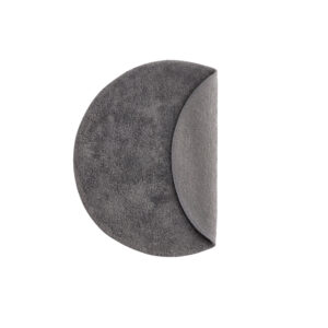 Valle – Tapis de bain – Gris foncé – ⌀60 cm