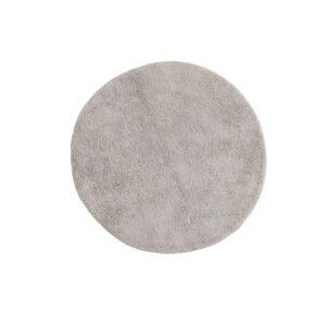 Valle – Tapis de bain – Gris clair – ⌀60 cm