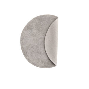 Valle – Tapis de bain – Gris clair – ⌀60 cm