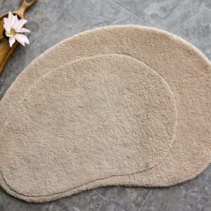 Elvis – Tapis de bain – Beige – 85 x 60 cm