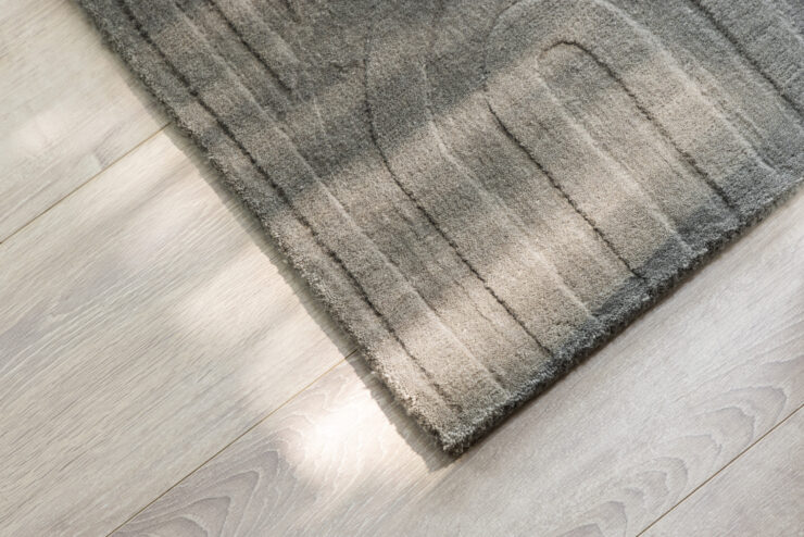 Nora – Paillasson – Argenté – 80 x 50 cm