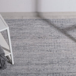 Devi – Tapis de salon – Argenté – 240 x 170 cm
