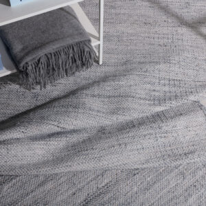 Devi – Tapis de salon – Argenté – 240 x 170 cm