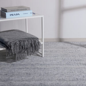 Devi – Tapis de salon – Argenté – 302 x 201 cm