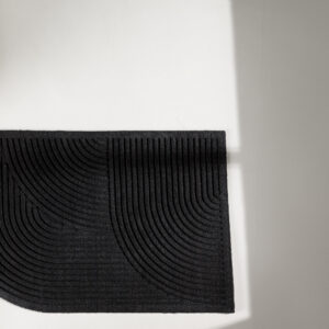 Valentino – Paillasson – Noir, Naturel – 90 x 60 cm