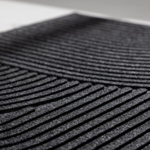 Valentino – Paillasson – Noir, Naturel – 90 x 60 cm
