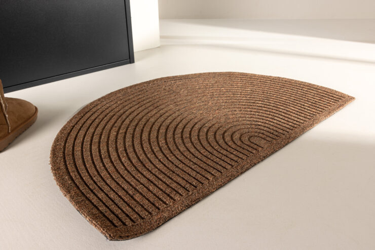 Teodor – Paillasson – Noir, Naturel – 90 x 60 cm