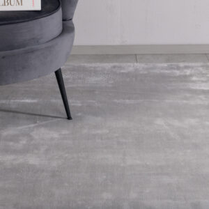 Indra – Tapis de salon – Argenté – 240 x 170 cm