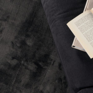 Indra – Tapis de salon – Gris foncé – 300 x 200 cm