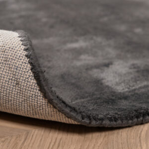 Indra – Tapis de salon – Gris foncé – 300 x 200 cm