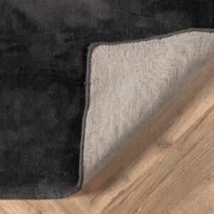 Indra – Tapis de salon – Gris foncé – 350 x 250 cm