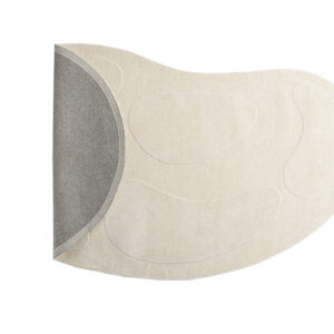Enard – Tapis de salon – Blanc – 290 x 175 cm