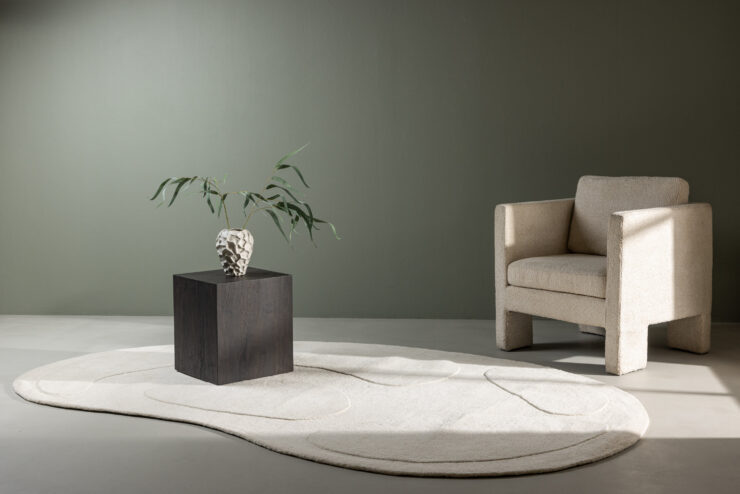 Enard – Tapis de salon – Blanc – 290 x 175 cm