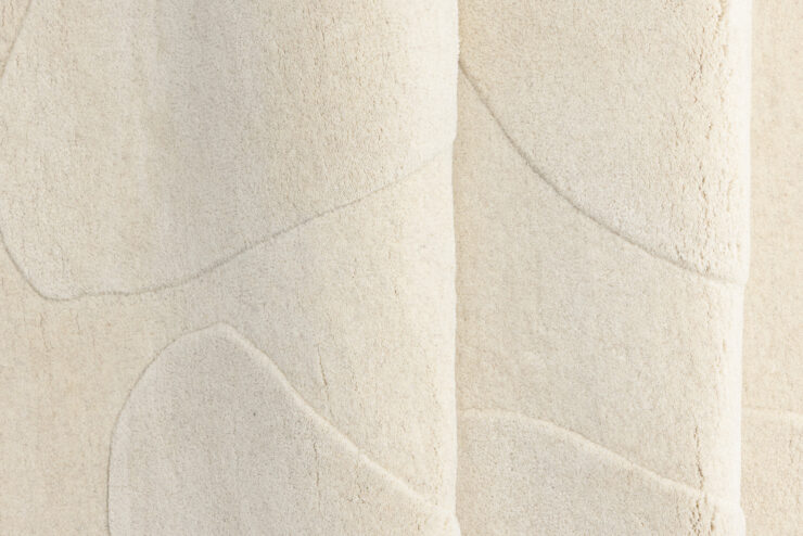 Enard – Tapis de salon – Blanc – 290 x 175 cm