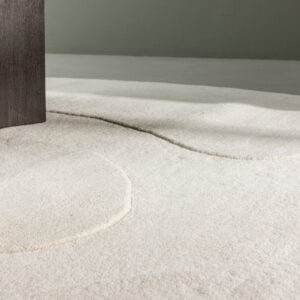 Enard – Tapis de salon – Blanc – 290 x 175 cm