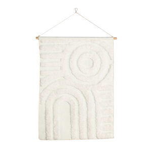 Nikita – Décoration murale – Blanc – 100 x 70 cm