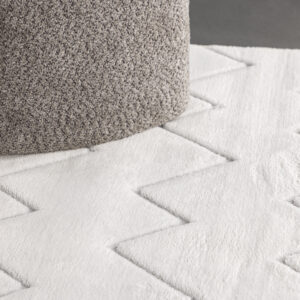 Fia – Tapis de salon – Blanc – 290 x 200 cm