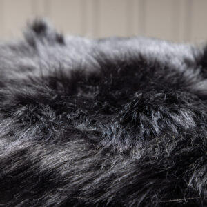 Katy – Coussin de chaise – Noir – ⌀34 cm
