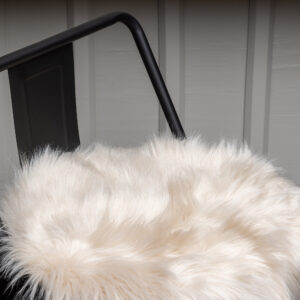 Katy – Coussin de chaise – Beige – ⌀34 cm