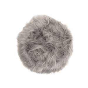Katy – Coussin de chaise – Gris – ⌀34 cm