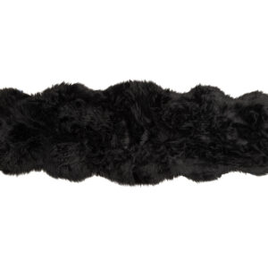 Katy – Plaid – Noir – 180 x 55 cm