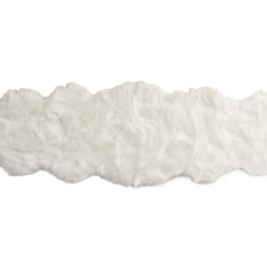 Katy – Plaid – Blanc – 180 x 55 cm