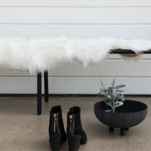 Katy – Plaid – Blanc – 180 x 55 cm