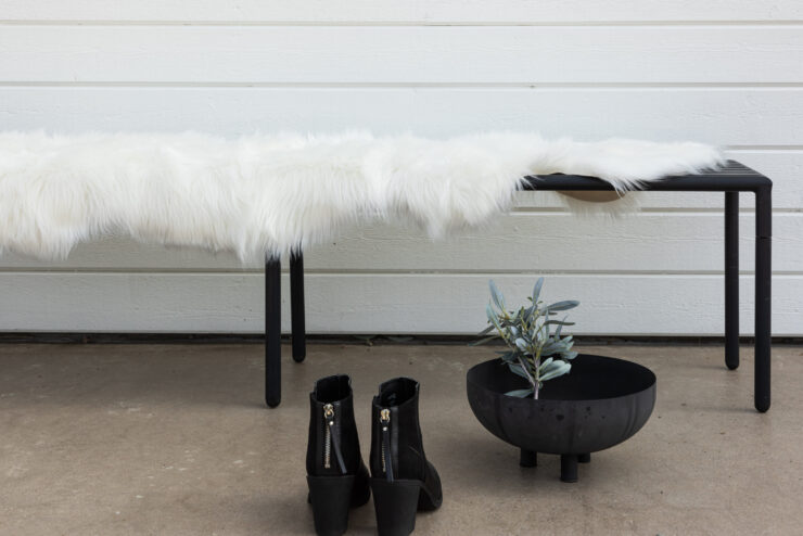 Katy – Plaid – Blanc – 180 x 55 cm