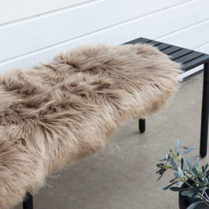 Katy – Plaid – Marron – 180 x 55 cm