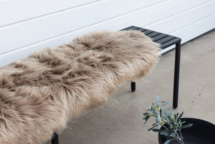 Katy – Plaid – Marron – 180 x 55 cm