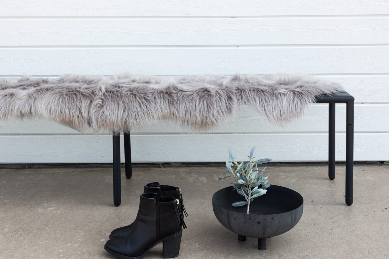 Katy – Plaid – Gris – 180 x 55 cm