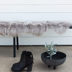 Katy – Plaid – Gris – 180 x 55 cm