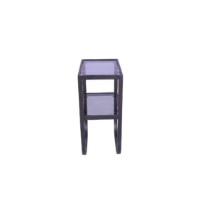 Rocker – Table de chevet – Noir, Gris – 45 x 30 cm