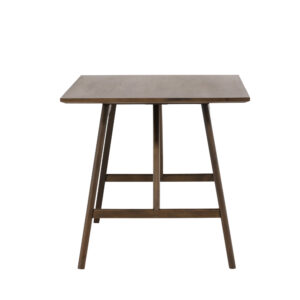 Kaseidon – Table à manger rectangulaire – Marron foncé – 120 x 80 cm