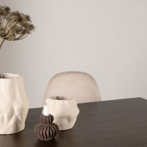 Kaseidon – Table à manger rectangulaire – Marron foncé – 120 x 80 cm