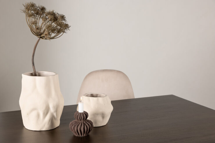 Kaseidon – Table à manger rectangulaire – Marron foncé – 120 x 80 cm