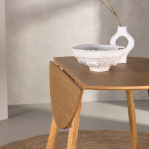 Yakidon – Table à manger ronde – Marron – ⌀120 cm