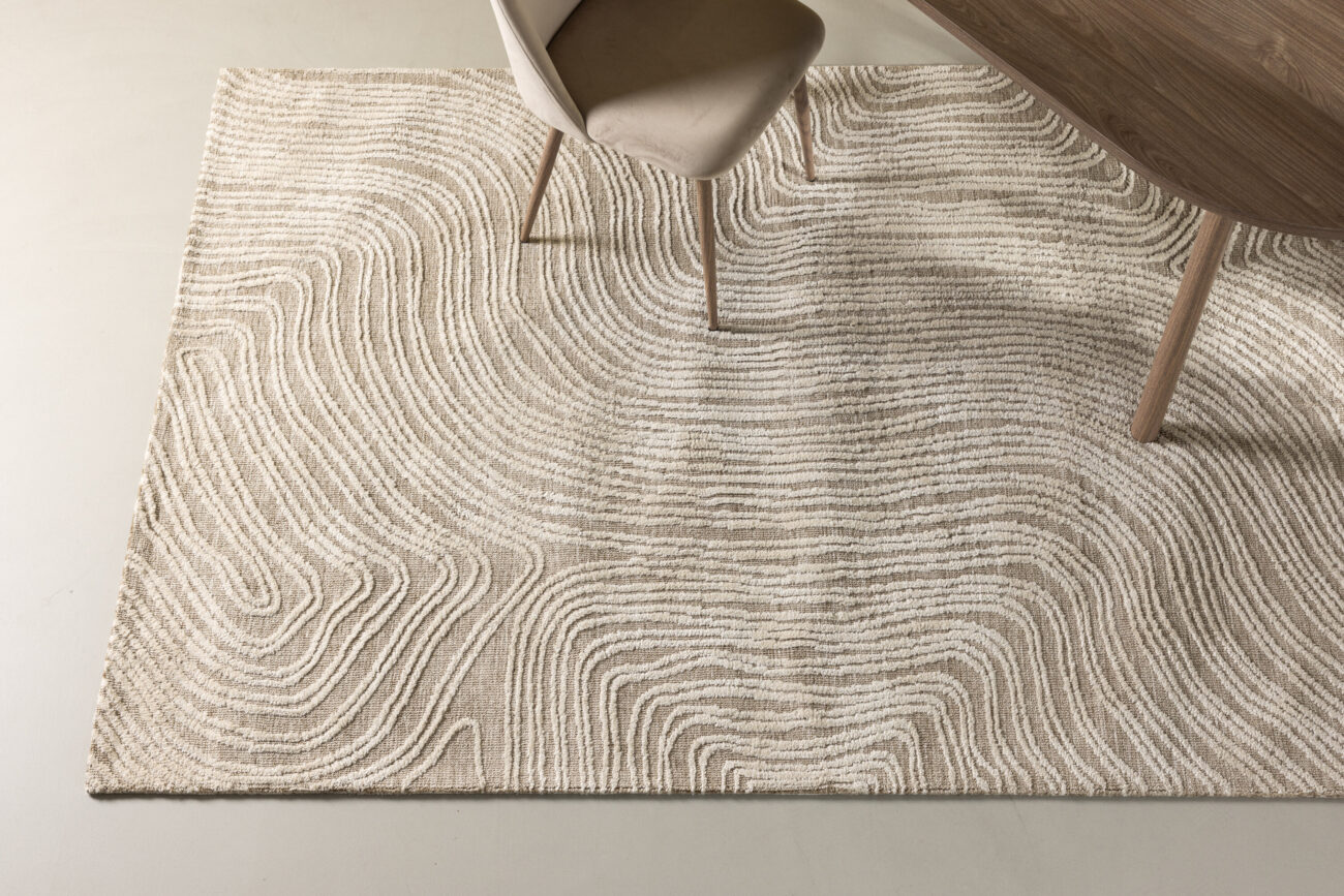 Melle – Tapis de salon – Beige, Ivoire – 395 x 295 cm