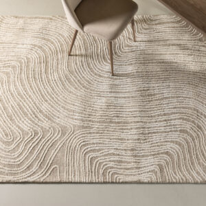 Melle – Tapis de salon – Beige, Ivoire – 395 x 295 cm