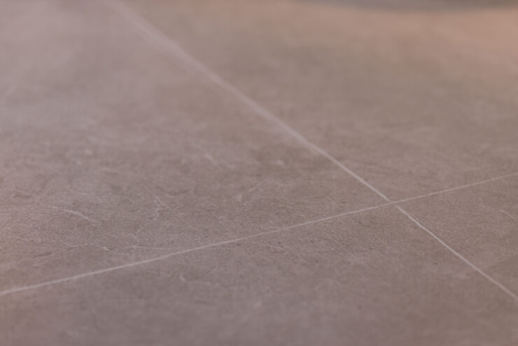 Piazza – Table à manger ronde – Gris – ⌀120 cm