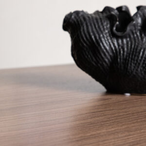 Tempe – Table à manger rectangulaire – Noyer, Noir – 140 x 80 cm