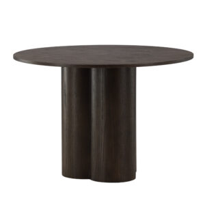 Olivia – Table à manger ronde – Moka – ⌀110 cm