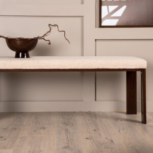 Chester – Banc – Noyer, Blanc – 40 x 45 x 120 cm