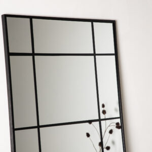 Lake – Grand miroir – Noir, Transparent – 3 x 193 x 67 cm