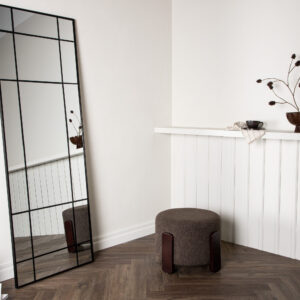 Lake – Grand miroir – Noir, Transparent – 3 x 180 x 90 cm